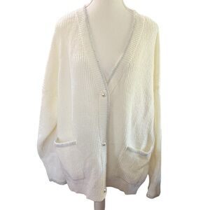Lety & Me Stitch Fix Exclusive Cardigan · Size 2X · Ivory
